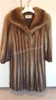 WOMEN'S FULL LENGTH MUSKRAT COAT