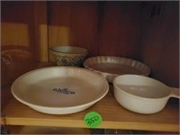 COLLECTION OF PIE PLATES AND EXTRAS -