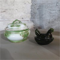 Green Chicken(candle) & Dish