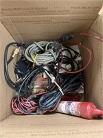 Box of Misc. coax Cables , Connectors , audio
