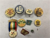 Assorted Masonic, & Shriner Pins