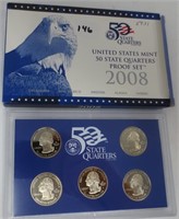 2008 US 50 state quarters Proof set