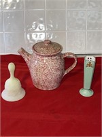 RS Germany vase and Fenton bell no inside ball