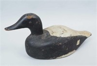 Antique Hand Painted Wooden Duck Decoy