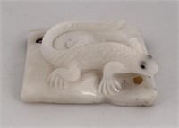 Alamy Zuni Carved Shell Lizard Fetish