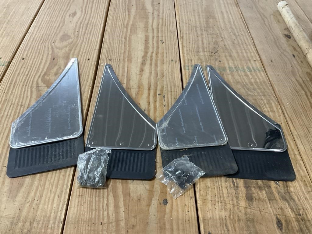 New Pairs of Stainless Steel Mud Flaps