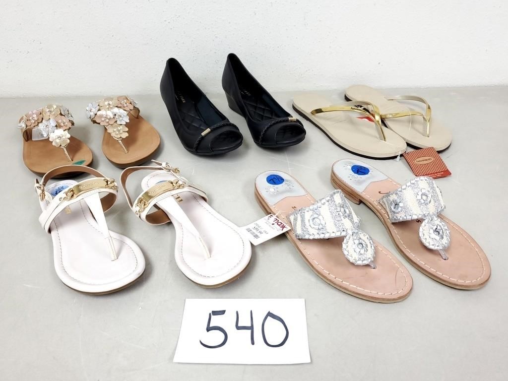 5 Pairs Women's Shoes - Size 6.5 to 7.5