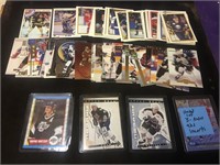 HOCKEY 3 AUTOS AND INSERTS LOT