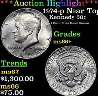 ***Auction Highlight*** 1974-p Kennedy Half Dollar