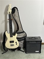 Kay Electric guitar and Crate Amp