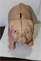 A Cast Iron Pig Bank