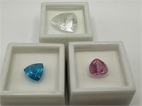 Semi Precious Stones Paraiba Ice, Rock Crystal &