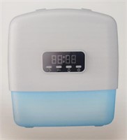 COLOR CHANGING LIGHT ALARM CLOCK, WHITE NOISE