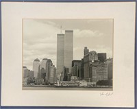 Original Photo with Signature of Twin Towers