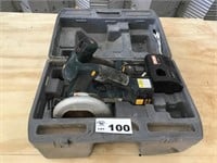 RYOBI BATTERY POWERED SAW & DRILL IN CASE