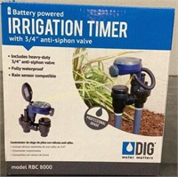 DIG Irrigation Timer Battery Powered