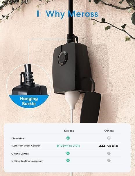 47$-meross Smart Dimmer Plug,