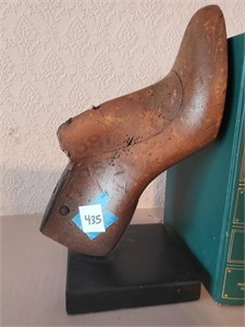 Wooden Shoe Maker Mold Bookends