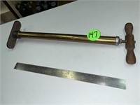 Ford Brass Tire Pump