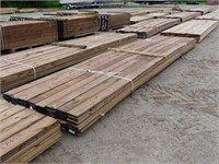 96 pcs. 1" x 6" x 16' PRESSURE TREATED LUMBER