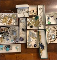 Large Lot of Estate Costume Jewelry