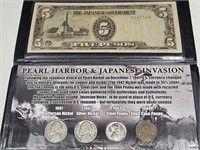 Pearl Harbor & Japanese Invasion  War Money