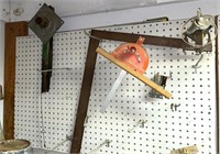 Misc Tool Lot: Square, Guide, Stands, etc