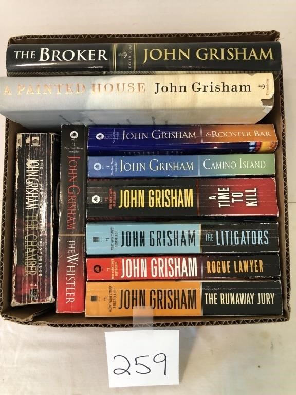 10 John Grisham books