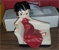 Betty Boop Statue Figurine Sitting On Couch