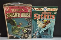 2 DC Horror Comics Sinister House House of Secrets