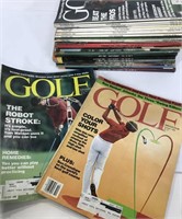 Collection of golf magazines