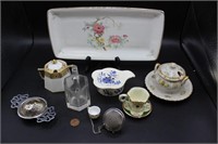 Assortment of Vintage Tea Accessories