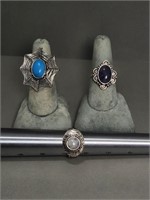 Three New Fashion Costume Rings