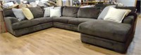 Sectional Sleeper Sofa w/ Decorative Pillows,