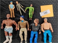 Lot of 1980s A-TEAM action figures
