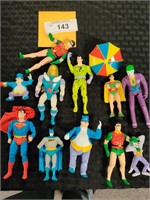 Assorted Batman action figures