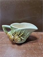 MCCOY POTTERY PINE CONE CREAMER PITCHER