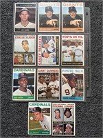 1964 Topps baseball cards Bob Gibson Hank Aaron +