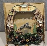 14 in Welcome to Our Cabin decorative wreath