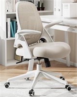 Office Chair, Desk Chair with Flip-Up Armrests