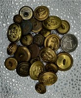 Canadian military buttons