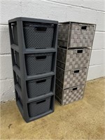 (2) Various Storage Bins