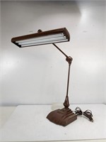 Vintage Brown Desk Lamp by "Flexo"