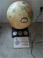 Lighted Globe with Barometer