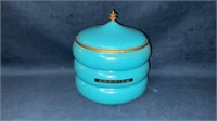 Vintage Metal Cookie Jar