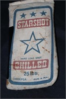 Bag of Starshot 25 lbs Hard Lead Shot Chilled