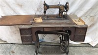 Montgomery Ward Damascus treadle sewing machine