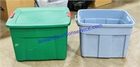 Pair of Totes - One Without Lid