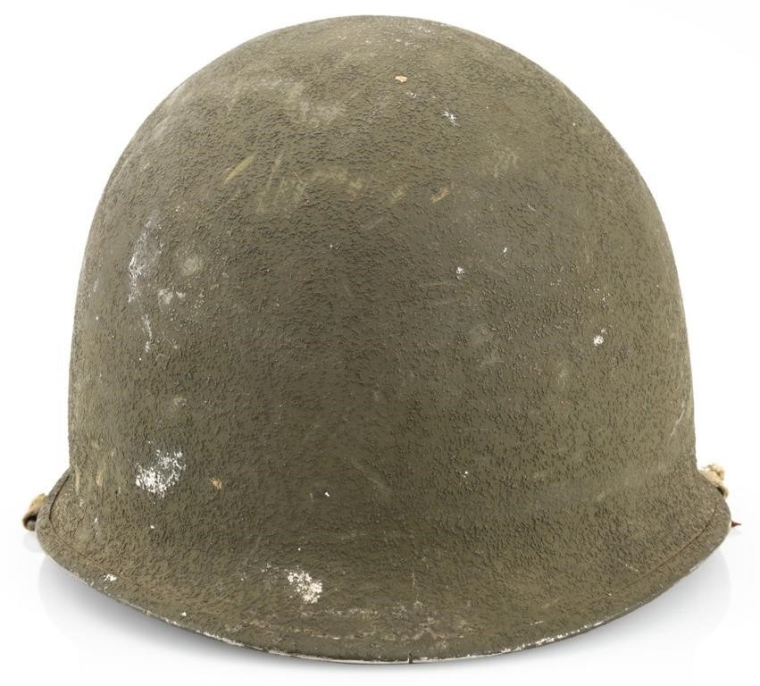 WWII US M-1 Helmet and Liner