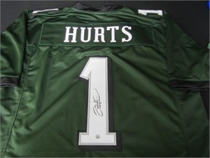 JALEN HURTS SIGNED JERSEY WITH COA